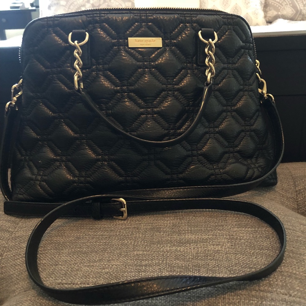 Gorgeous black leather Kate Spade!